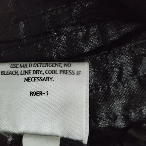 Eileen Fisher Women's Black 100% Silk Tussah Button Down Pintuck Blouse Medium - Picture 10 of 15